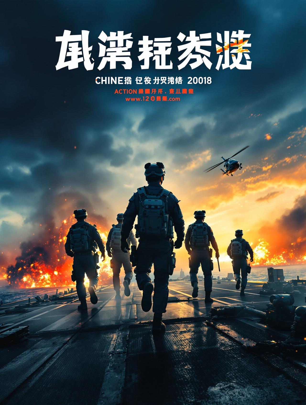 如意影院即将上映-红海行动2:深海危机预告海报